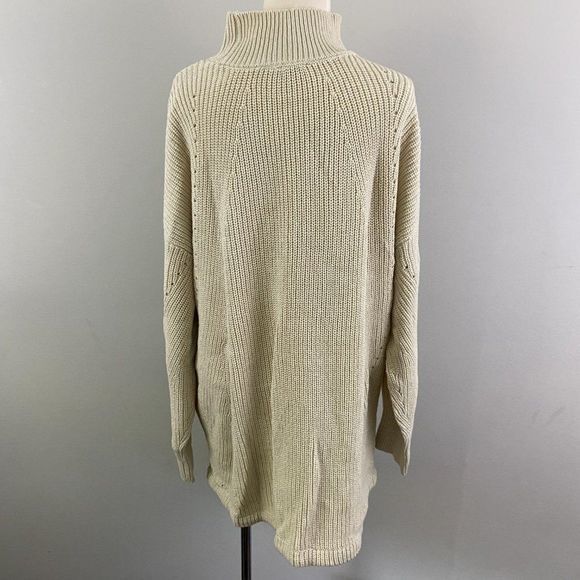 NWT RDI Ivory Beige Beach Turtle Neck Sweater - Picture 7 of 10